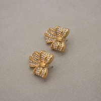 Fashion Bow Diamond Vintage Stud Earrings