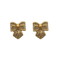 Fashion Bow Diamond Vintage Stud Earrings
